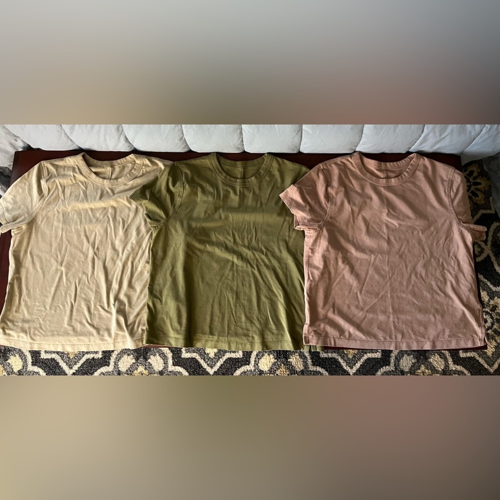 Lululemon Classic-fit Cotton Blend T-shirt